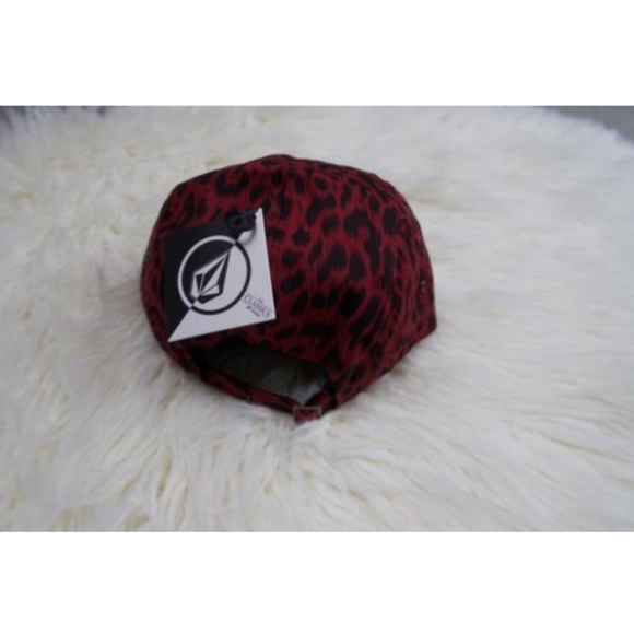 Volcom Men's Unisex LEO Crown Me Hat Red Hat - Picture 2 of 4